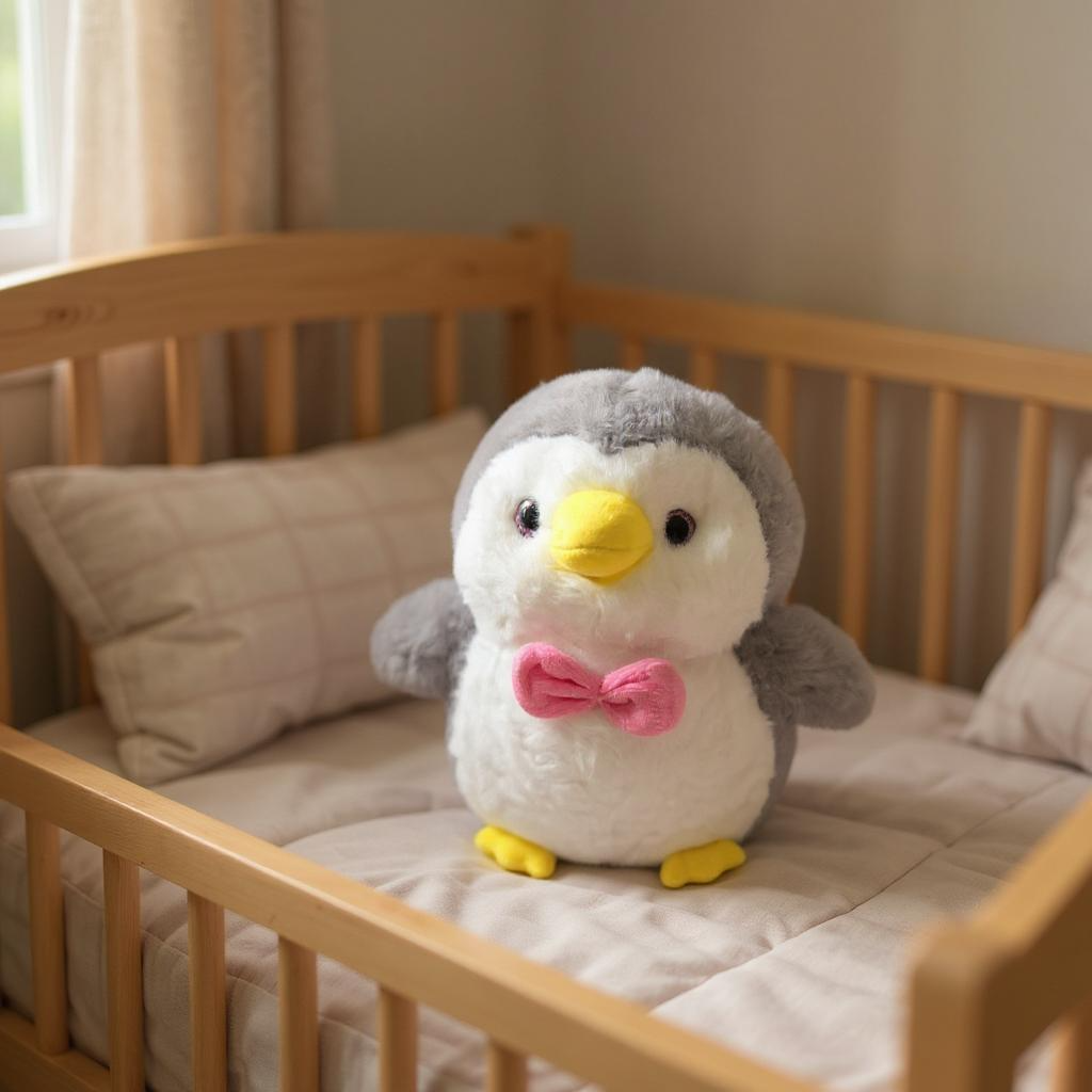 Adorable Penguin Stuffed Animal (with Bow)