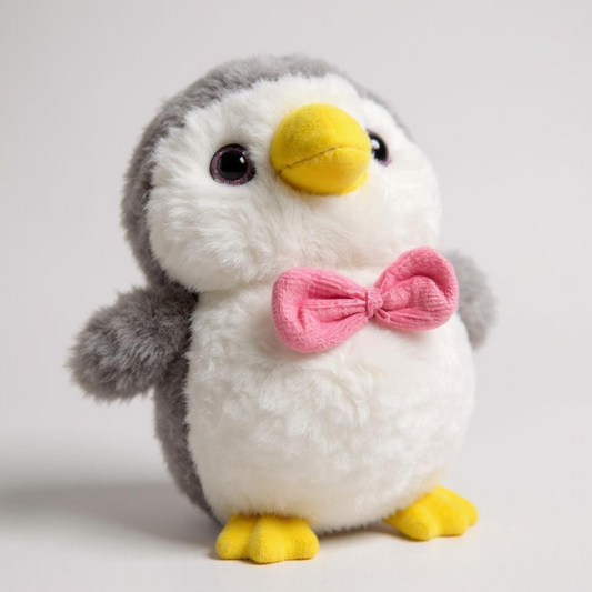 Adorable Penguin Stuffed Animal (with Bow)