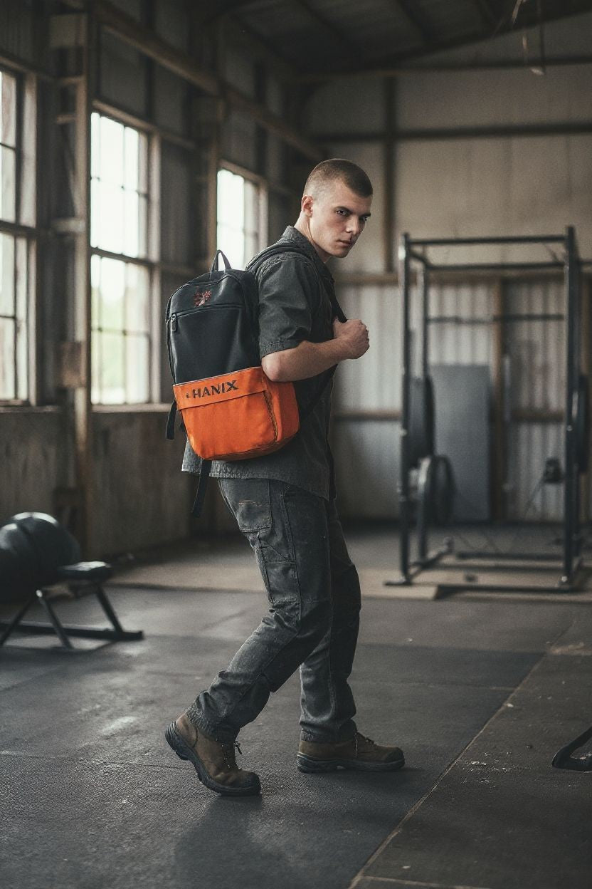 HANIX Unisex Hustle Lite Backpack with Shoe Compartment