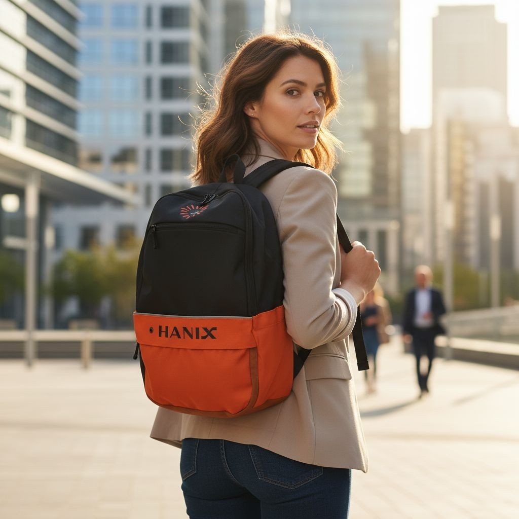 HANIX Unisex Hustle Lite Backpack with Shoe Compartment