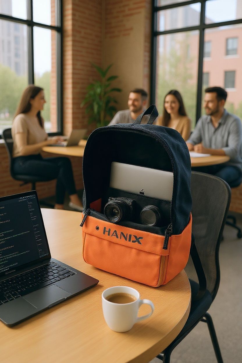 HANIX Unisex Hustle Lite Backpack with Shoe Compartment