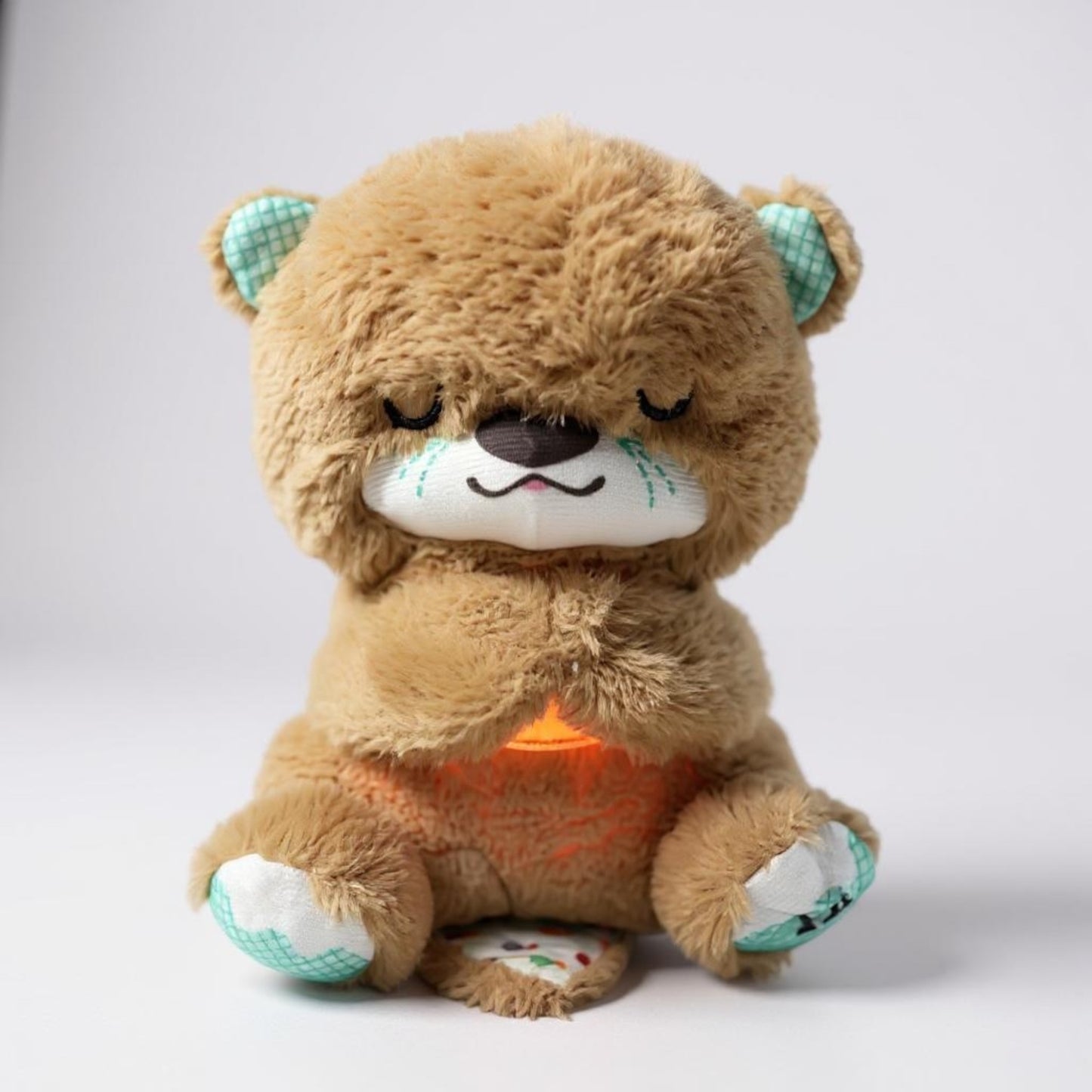 Breathing Teddy Bear with Light, Music and Breathing Movement