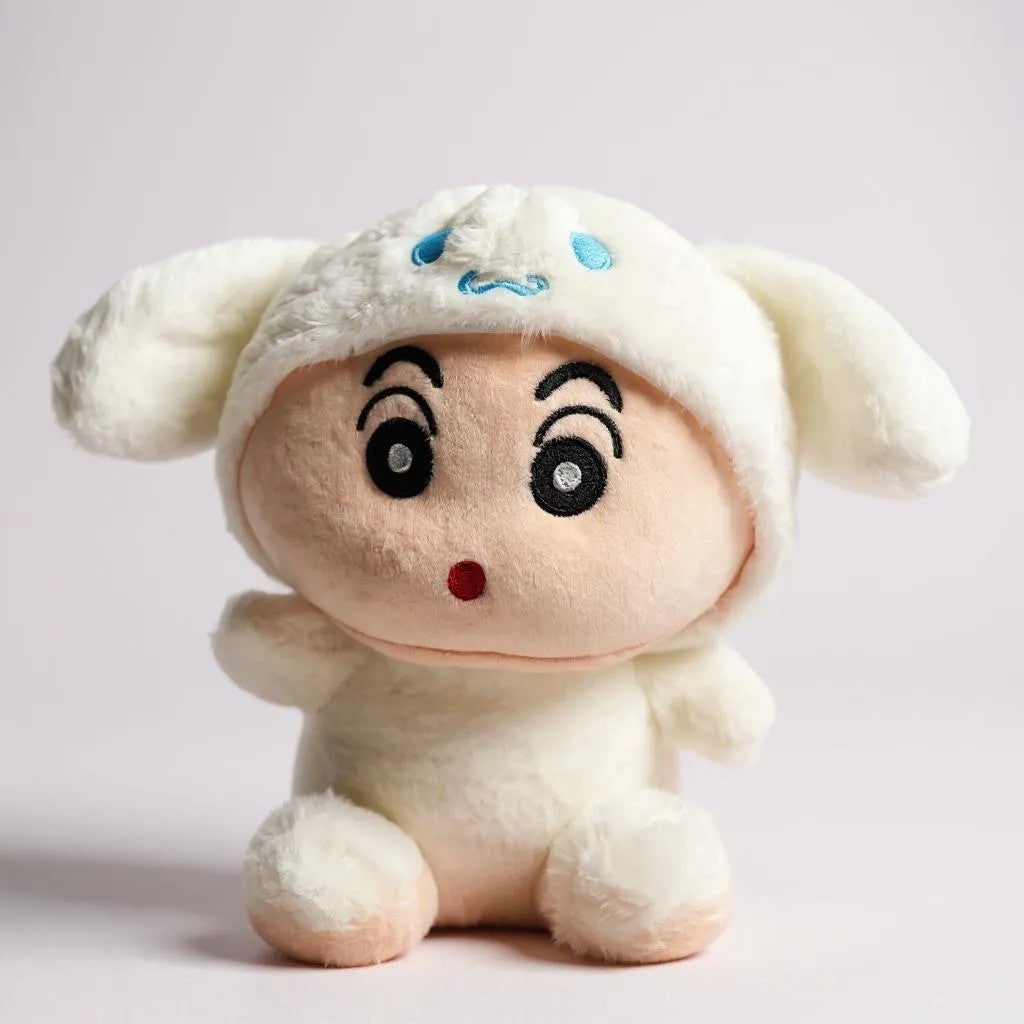 Sinchan  Super Soft Stuffed Plush (with Non Retractable Hoodie)