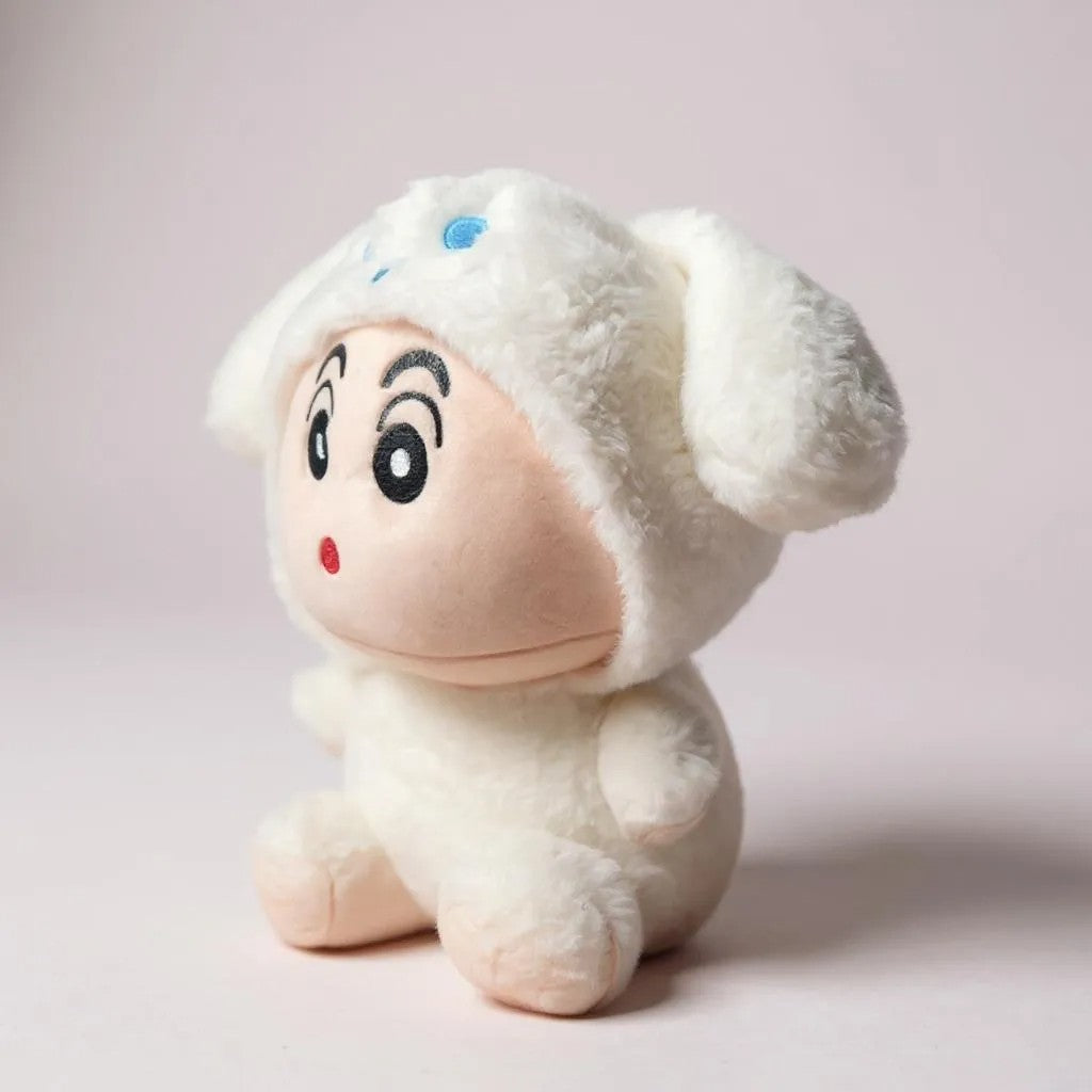 Sinchan  Super Soft Stuffed Plush (with Non Retractable Hoodie)
