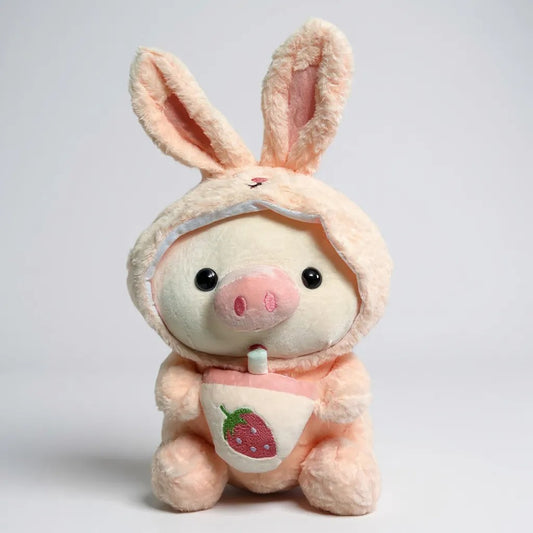 Big Pig Soft Toy with Hoodie(Non Retractable)