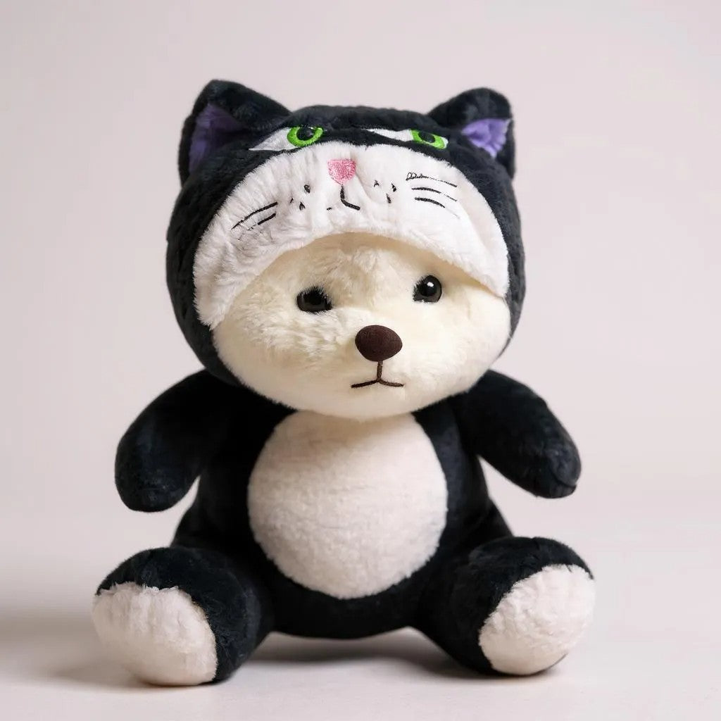 Big Teddy Bear with Hoodie, Soft Stuffed Animal | Non Retractable Hoodie