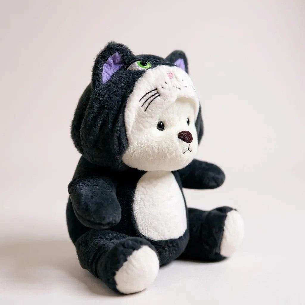 Big Teddy Bear with Hoodie, Soft Stuffed Animal | Non Retractable Hoodie